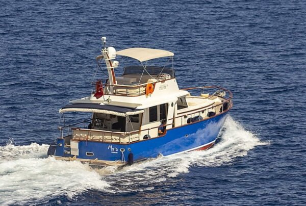 Private trawler yacht charter in Turkey
